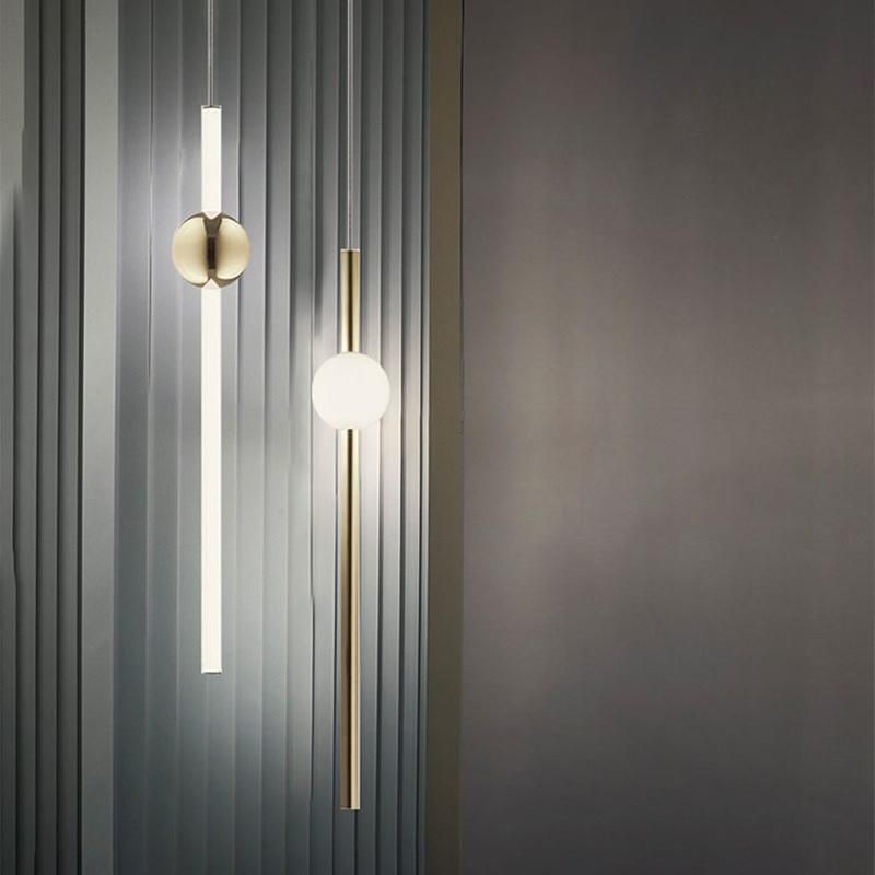 Simple Modern Chandelier Nordic Metal Restaurant Cafe Pendant Lamp Living Lights