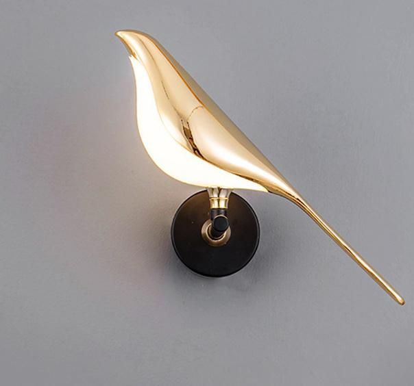 LED Wall Light Simple Living Room Corridor Magpie Light Creative Personality Bedroom Bedside Light Decorative Lamp Bird Light