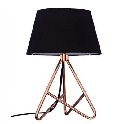 Decorative Bed Side Light Metal Rose Gold Modern Home Decor Table Lamp