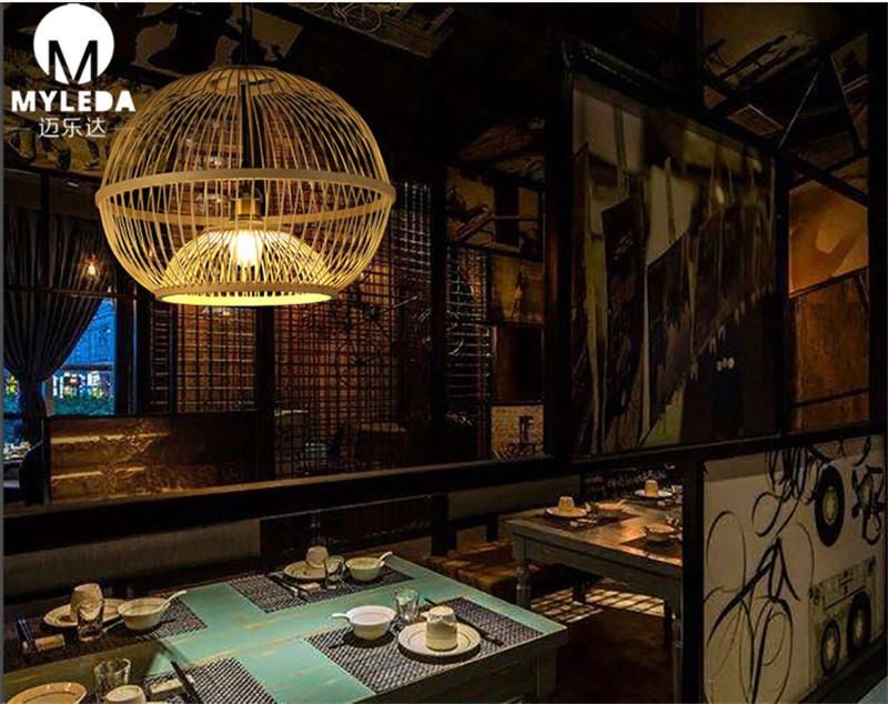 New Creative Shape Bamboo Pendant Lights