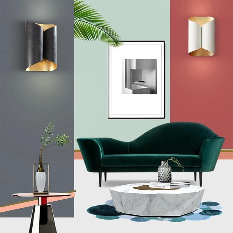 Postmodern Creative Living Room Wall Lamp Art Bedside Bedroom Study Wall Light