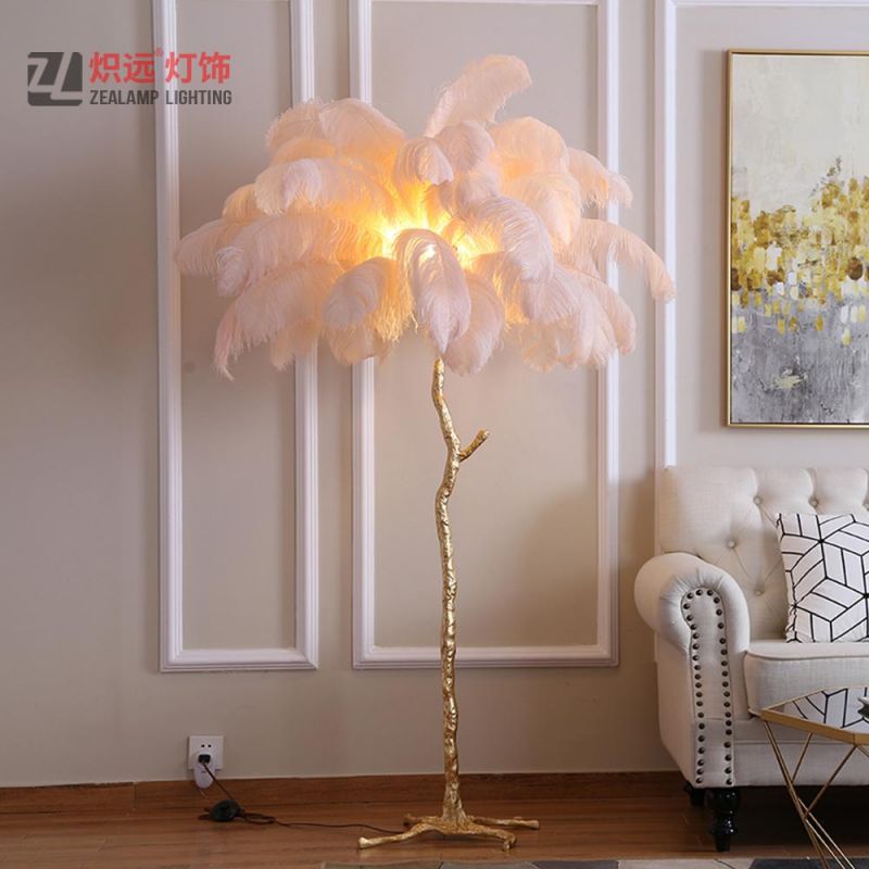 Post Modern Copper Floor Lamp for Living Room, Bedroom