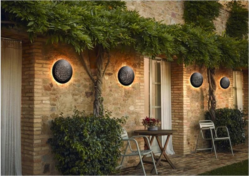 Stainless Steel Acrylic Modern Outside Wall Light for Courtyard, Villa LED Lamp