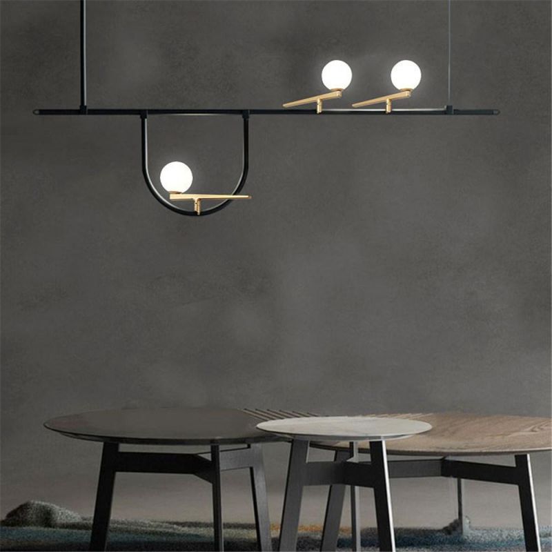 Indoor Chandelier Modern Glass Decorative LED Pendant Light