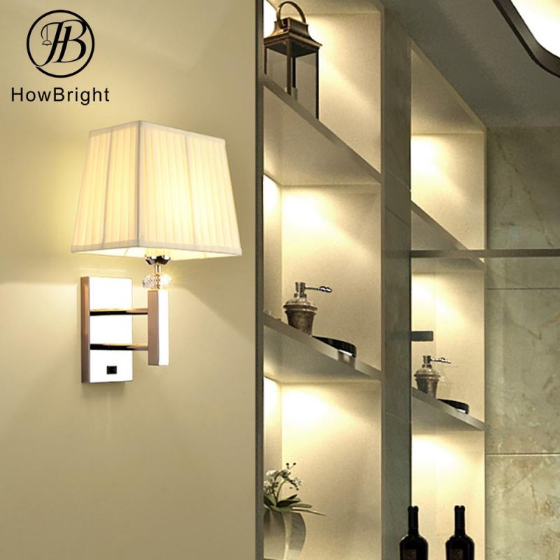 How Bright Hotel Wall Light Hotel Decorative Bedroom Wall Lamp Chrome IP44 Wall Lighting