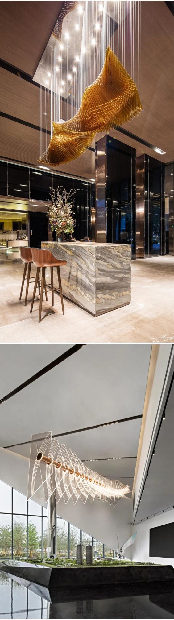 Engineering Customization Decoration Commercial Center Hotel Non-Standard LED Chandelier Light