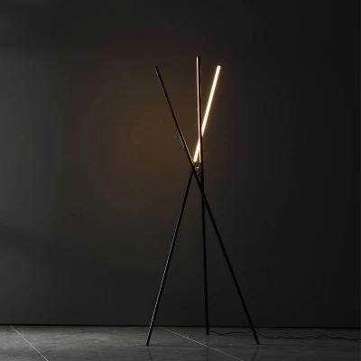 Modern Art Design LED Floor Lamp for Home Living Room Bedroom Modern Minimalistic Lamp (WH-MFL-132)