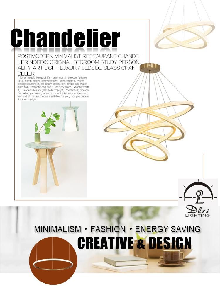 Modern Style Luxury Decorative Design Restaurant Chandelier Light