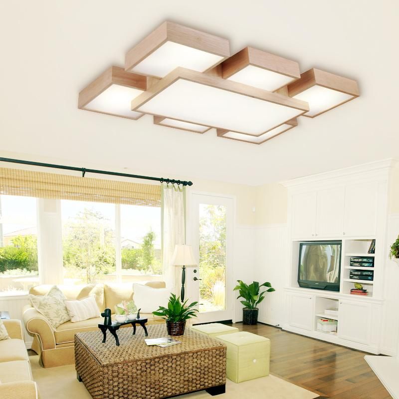 Dark Wood Ceiling Light Fixtures for Indoor Home Lighting Fixtures Wh-Wa-05