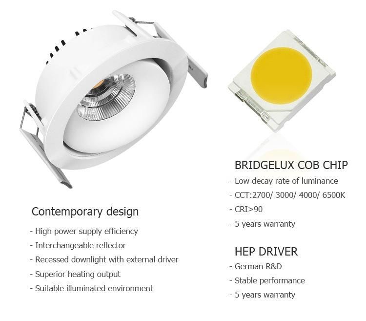 LED COB Spotlight Middle East Hot Sale Downlight 10W Lamp Ceiling Indoor Lighting Spot Light