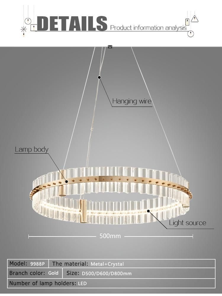 Crystal Design Pendant Lamp