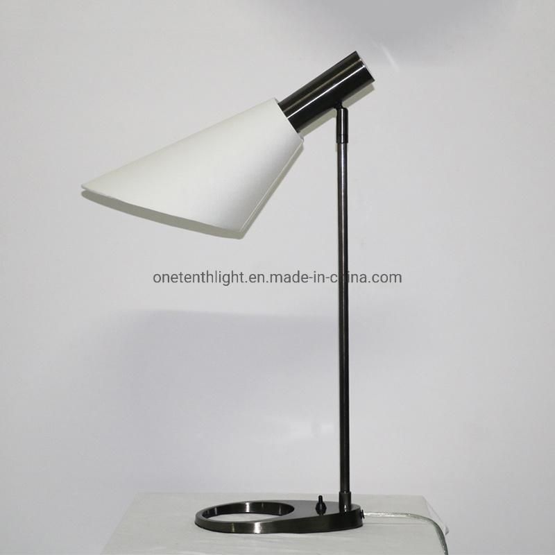 Metal Base and Fabric Shade Table Lamp