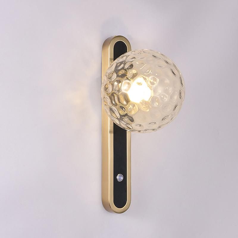 Creative Bedroom Bedhead Wall Lamp Postmodern Living Room Hotel Corridor Glass Light