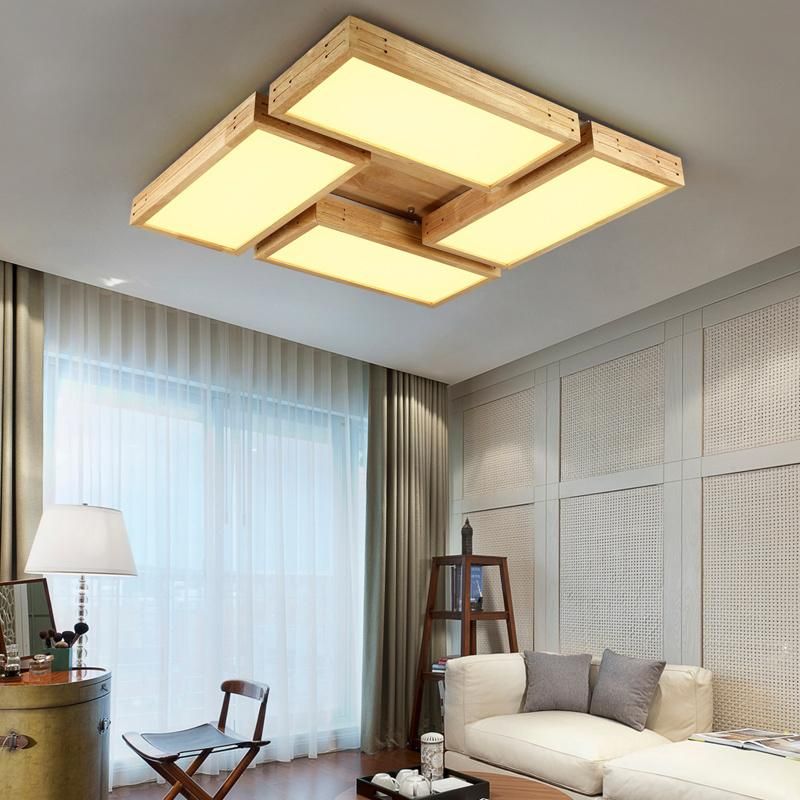 Wood Effect Ceiling Lights for Indoor Home Guzhen Lighting (WH-WA-01)