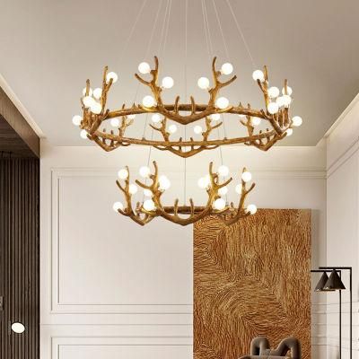 Chandelier Retro Personality Project Custom Tree Branch Lamp Pendant Lamp