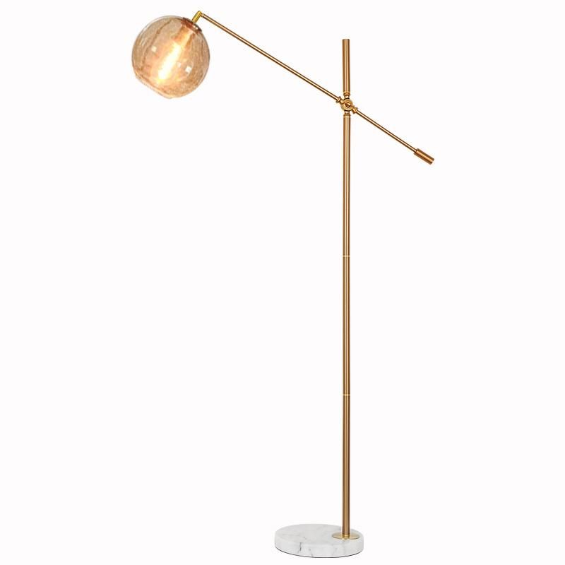 Transparent Shade Bulb Floor Lamp Table Lamp Reading Nightstand Lamp