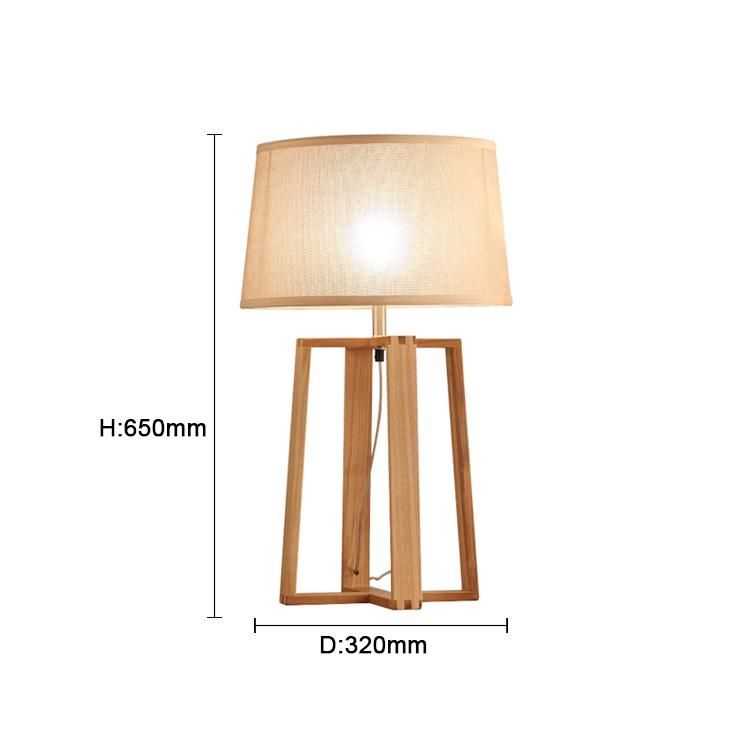 Simple Style Wooden Design Floor Lamp Table Lamp Bedside Lamp