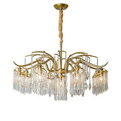 Living Room Chandelier Dining Lamp Creative Pendant Lamp Crystal Lamp