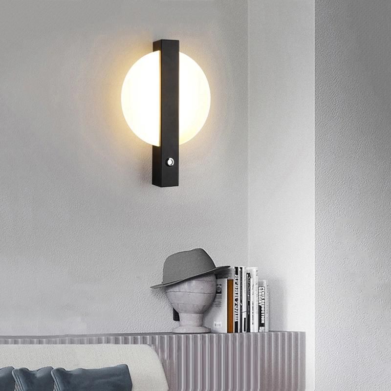 Nordic Modern Minimalist Bedroom Bedside Creative Aisle Living Room Wall Lights (WH-OR-84)