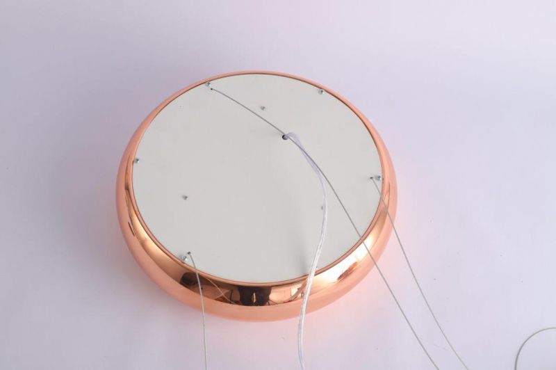 How Bright Morden Metal LED 32W Rose Glod Ring Luxury Hanging Pendant Lamp