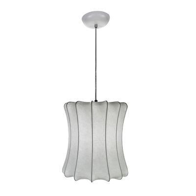 Modern Designer Chandelier Slim Satin Nickel Long Cable Mounted Modern Wave LED Pendant Light