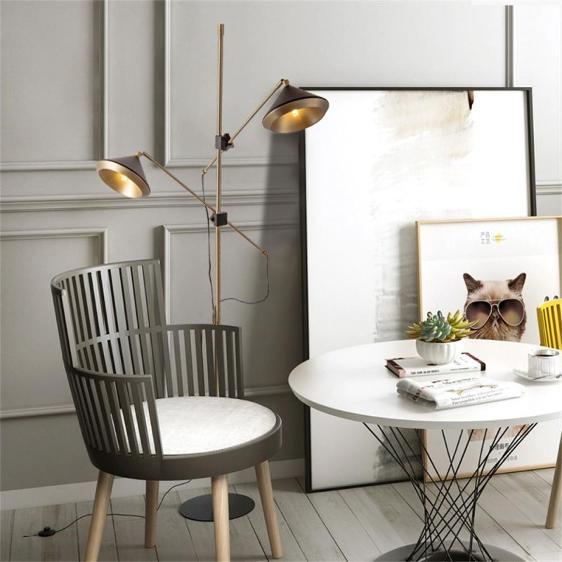 Art Decor Bedroom Floor Lamp Industrial Retro Metal Iron Loft Floor Light