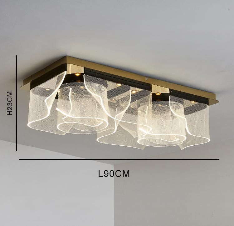 Modern LED Lights, Acrylic Ceiling Lights for Living Room Decoration