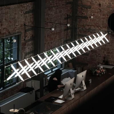 Large Custom Acrylic Hotel Villa Luminous Chandelier