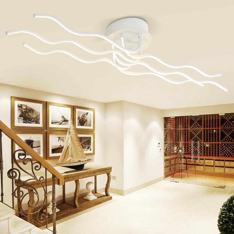 2021zhongshan Acrylic Aluminum Metal LED Modern Ceiling Lights