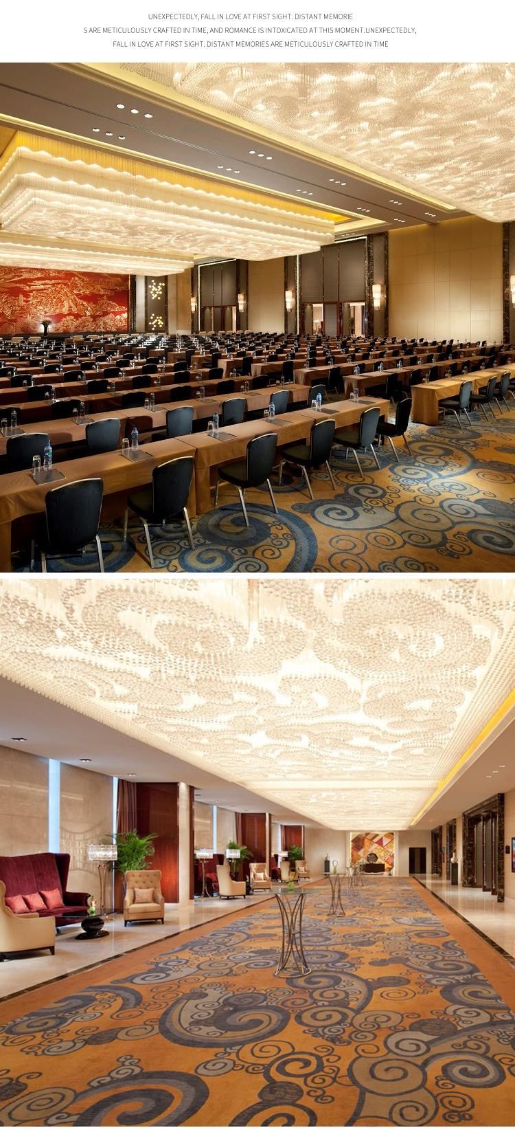 Modern Style Decoration Show Room Custom Project Luxury Glass LED Chandelier Lamp