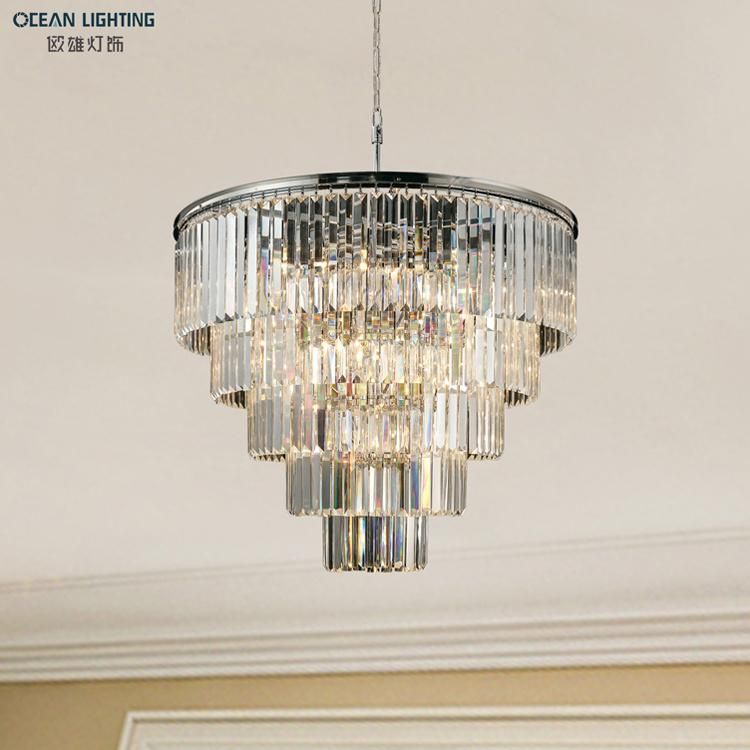 Lighting Decoration Pendant Lamp Chandekiers Luxury Round Crystal Chandelier