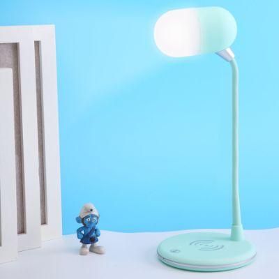 Wireless Bluetooth Audio Support Desk Lamp Wireless Charging Subwoofer Gift Three-in-One Lamp Wireless Charging Bluetooth Speaker