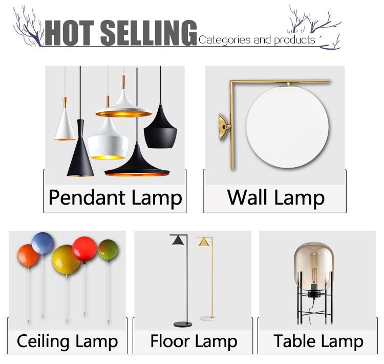 Modern Design White Glass Tube Gold Iron Ball Chandelier Pendant Lamp