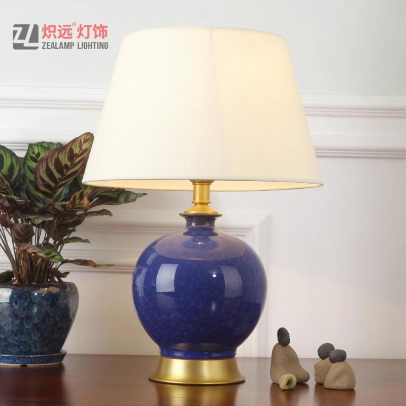 Hotel Table Lighting Fixture Printing Color Decorative Desk Lamp