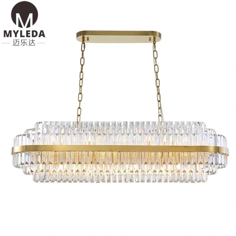 K9 Clear Glass Crystal LED Chandelier Pendant Light Lamp