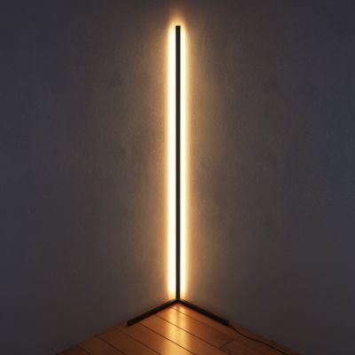 Simple LED Floor Lamp Living Room Bedroom Vertical Bedside Lamp Wall Corner Lights