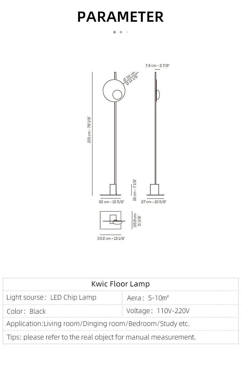Nordic Post Modern Simple Creative Floor Lamp Light Luxury Living Room LED Floor Lamp (WH-MFL-173)