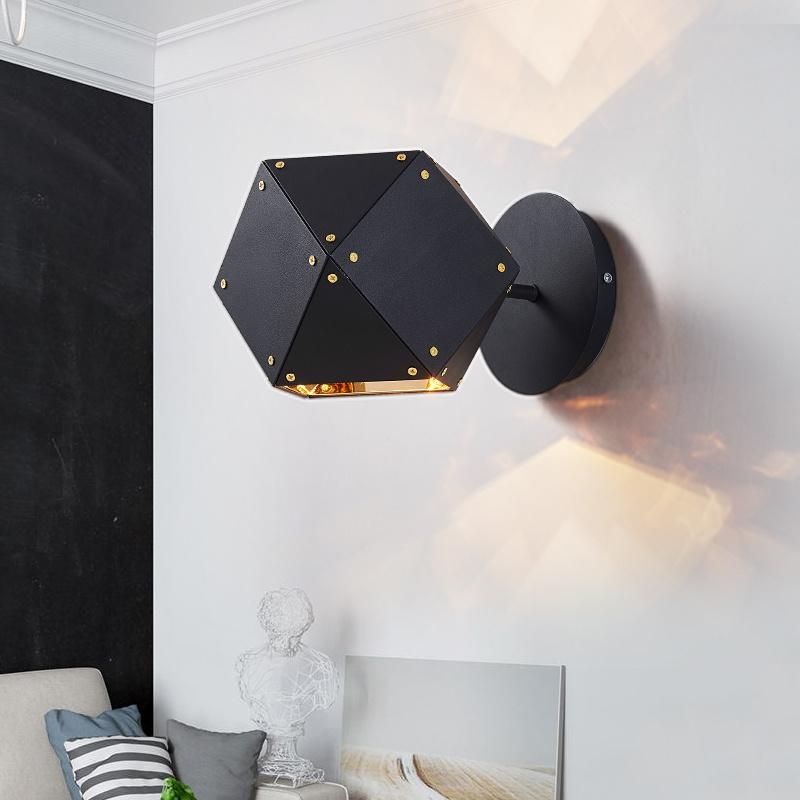 Modern Wall Lamp for Living Room Wall Sconces Bedroom Bedside Black White Double LED Wall Sconce (WH-OR-219)