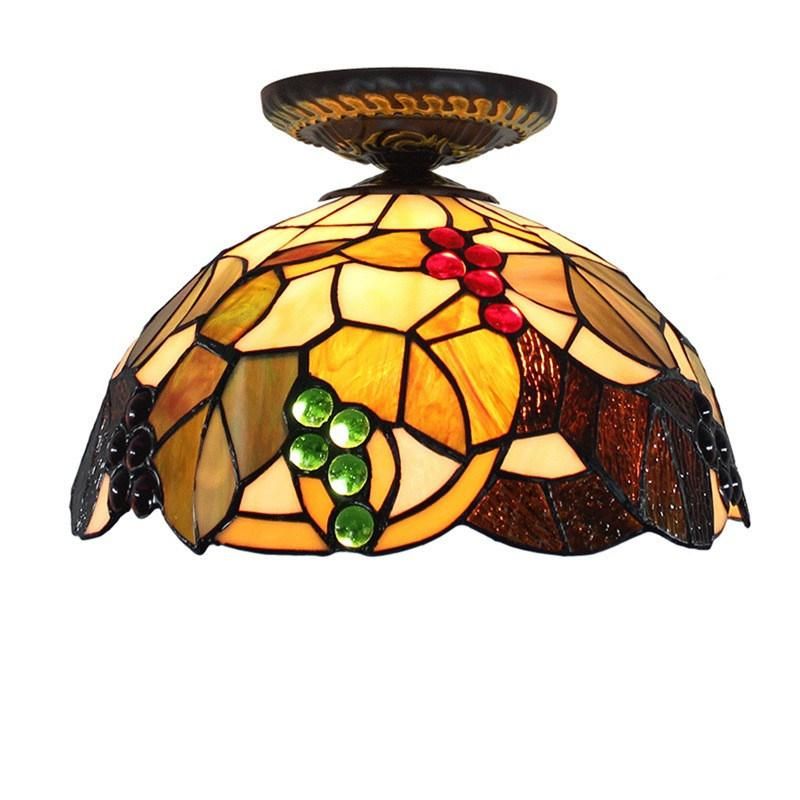 Tiffany Lamp Style Indoor Home Living Room Bedroom Kitchen Yewllo Industrial Chandelier (WH-TA-20)