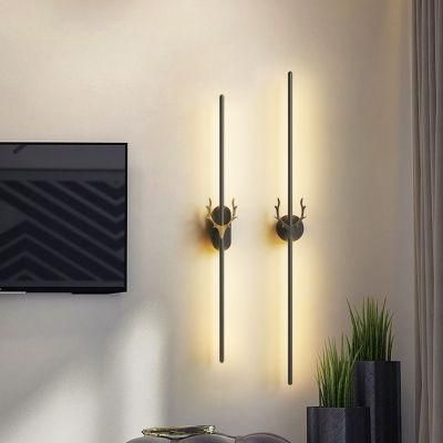 Strip Wall Lamp Modern Bedroom Bedside Light Luxury Living Room Hotel Corridor LED Wall Lamp