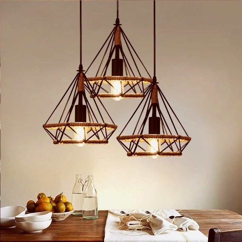 Loft Rope Tuscan Pendant Lighting for Indoor Home Lighting Fixtures (WH-VP-28)