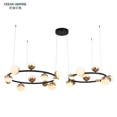 Ocean Lighting Wholesal Living Room Lights Crystal Hanging Pendant Lamp
