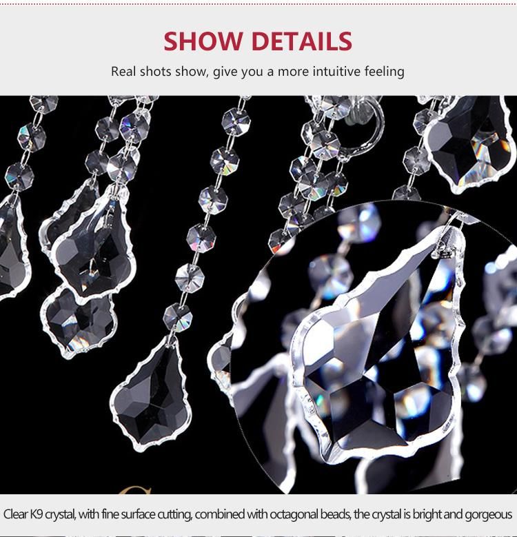 New Design Light Hotel Decorative Modern Luxury Custom Crystal LED Chandelier Lamp