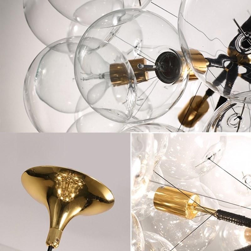 Decorative Glass Pendant Light for Indoor Home Lamp Fixtures (WH-GP-07)