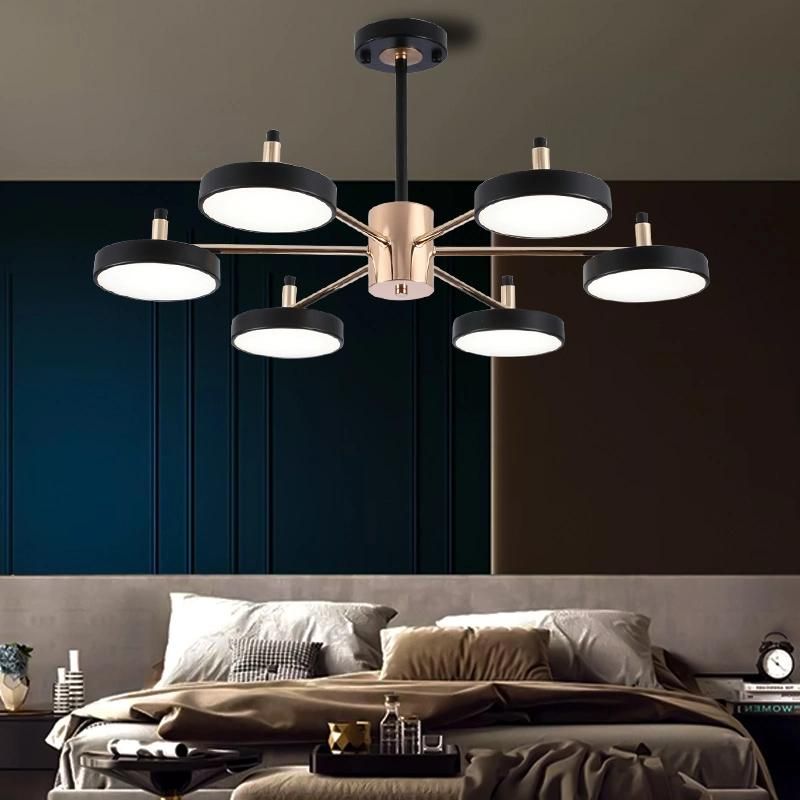 Modern LED Chandelier Lighting for Living Room Bedroom Restaurant Kitchen Ceiling Chandeliers White Color Indoor Hanging Lights