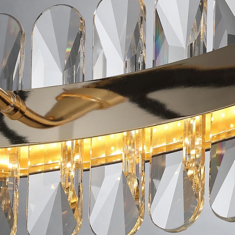 Vintage Style Crystal Chandelier Hotel Exihibition Hall Bedroom Pendant Lamp