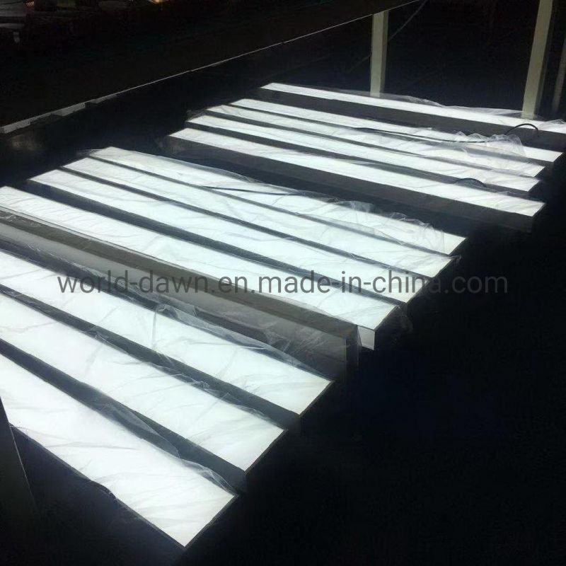 Modern LED Office Chandelier Ceiling Lamp 1.2m 36W White Black Linear LED Pendant Light