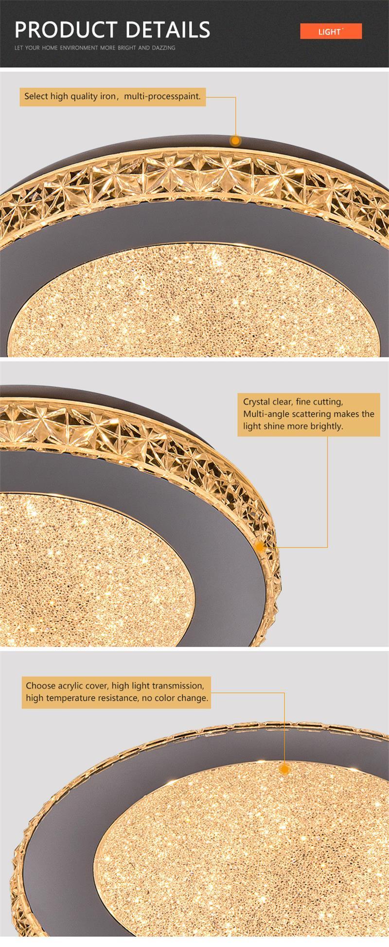 High Quality Minimalist Design Lighting Living Room Modern LED Ceiling Light