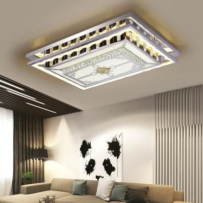 Dafangzhou 265W Light Light Iron China Manufacturer 3 Light Ceiling Light Gray Frame Color LED Ceiling Lamp Applied in Hotel