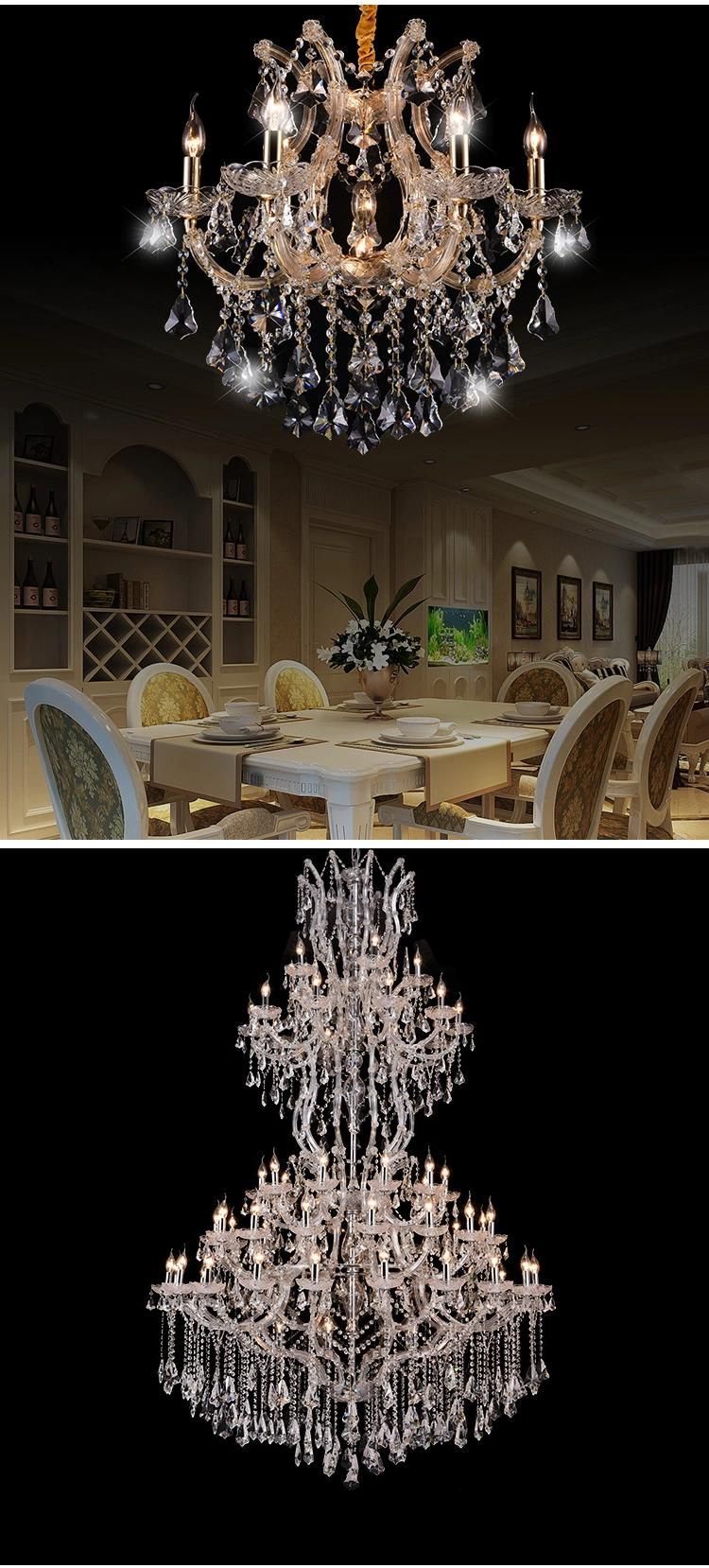 European Style Hotel Lobby Business Center Custom Project Luxury LED Chandelier Light